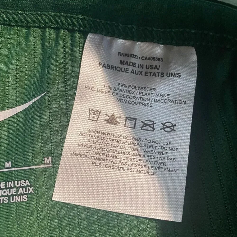 Nike Pro Elite 3/4 Running Green Pants Aeroswift USA DX9076-000 Womens size M - Picture 6 of 8